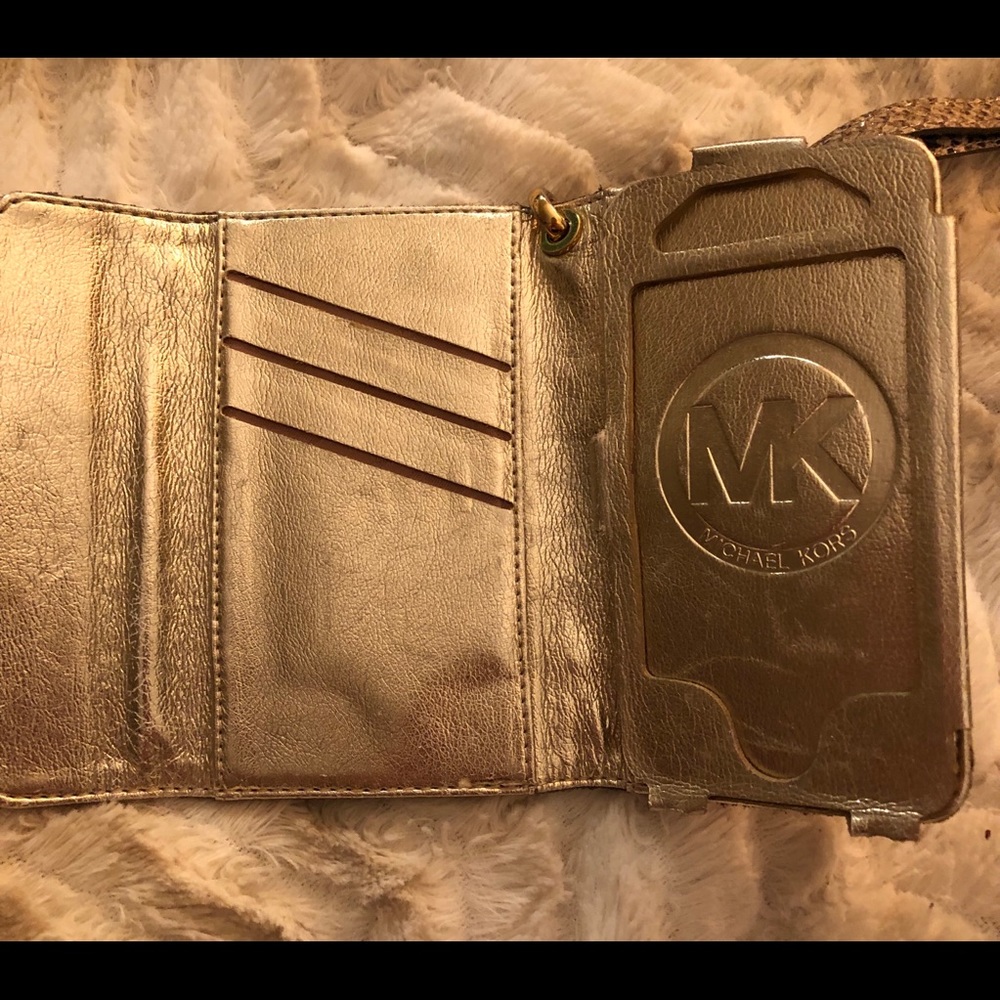 Authentic Michael Kors Card & Cell Phone Case - Picture 2 of 4